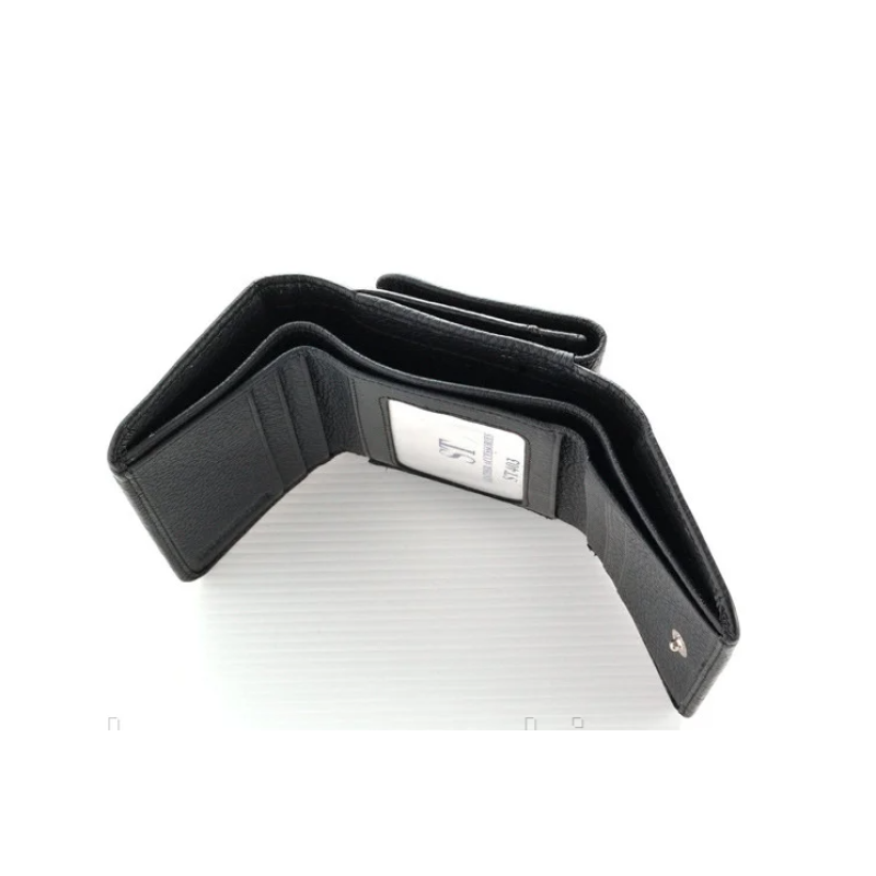 Жіночий шкіряний гаманець (4031) чорний