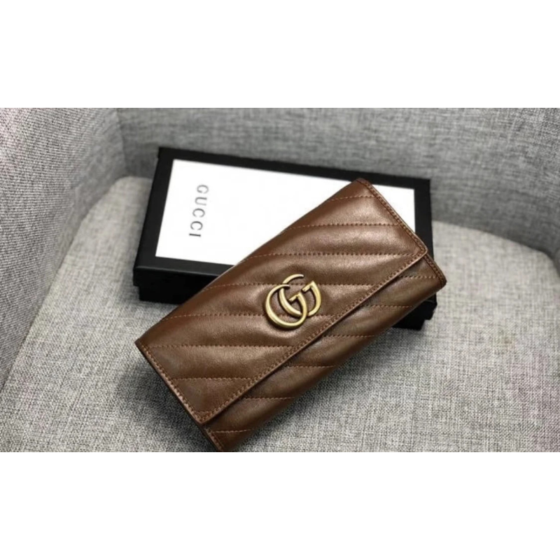 Жіночий зручний шкіряний гаманець (443436) коричневий