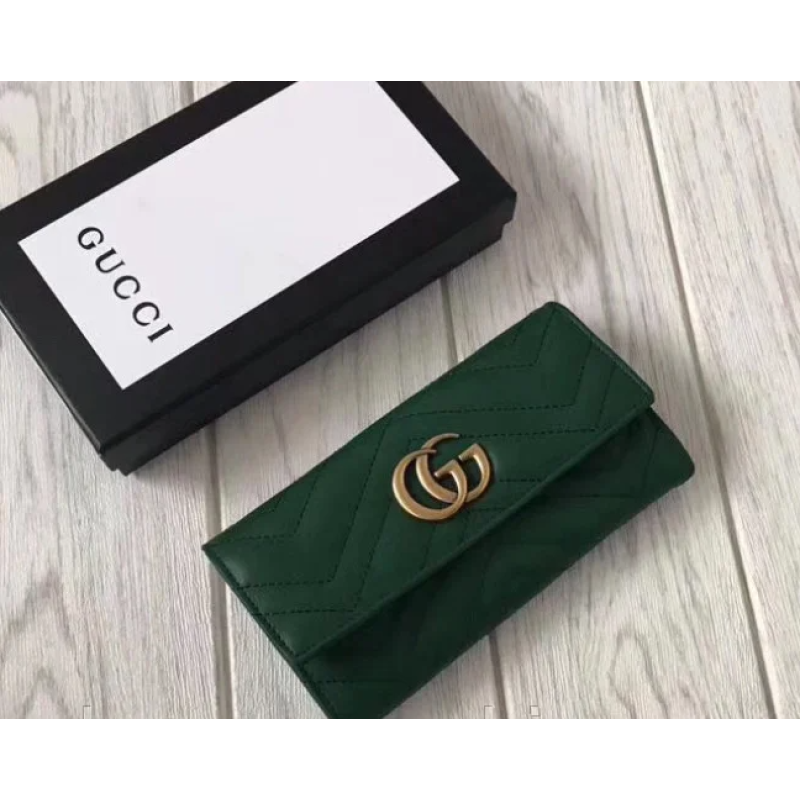 Жіночий зручний шкіряний гаманець (443436) зелений