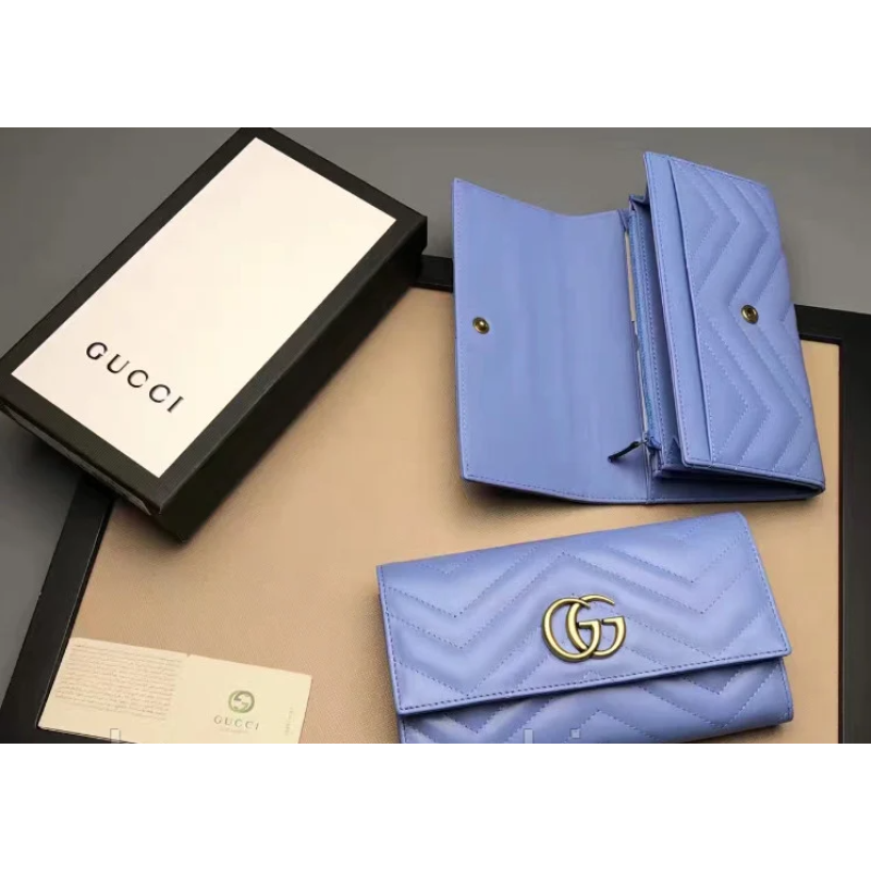 Жіночий зручний шкіряний гаманець (443436) блакитний Жіночий зручний шкіряний гаманець (443436) блакитний