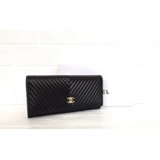 Жіночий шкіряний брендовий гаманець (3725) black