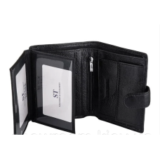 Чоловіче шкіряне портмоне на кнопці (1241)