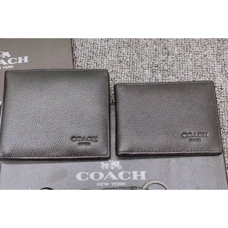 Чоловіче портмоне і вкладиш для документів Coach (198) подарунковий набір