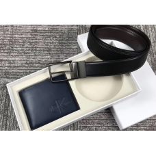 Чоловічий подарунковий набір портмоне і ремінь (435)