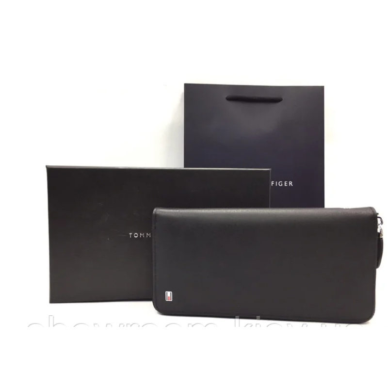 Чоловічий брендовий клатч (3301) leather black