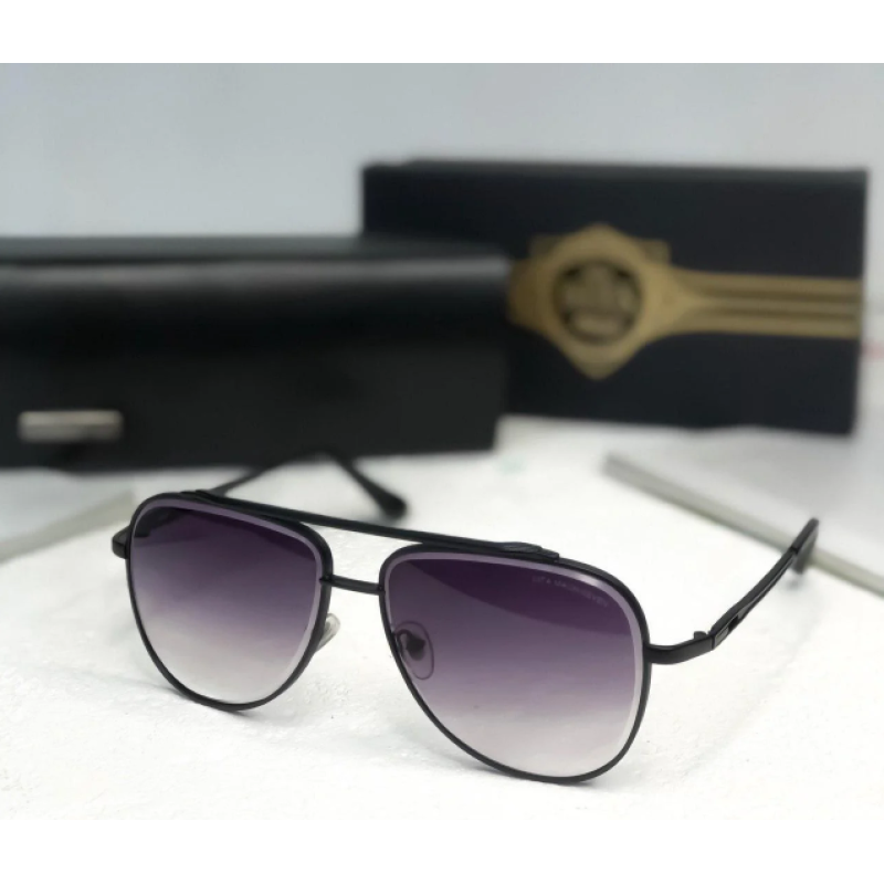 Чоловічі сонцезахисні окуляри авіатори Dita (1002) grey