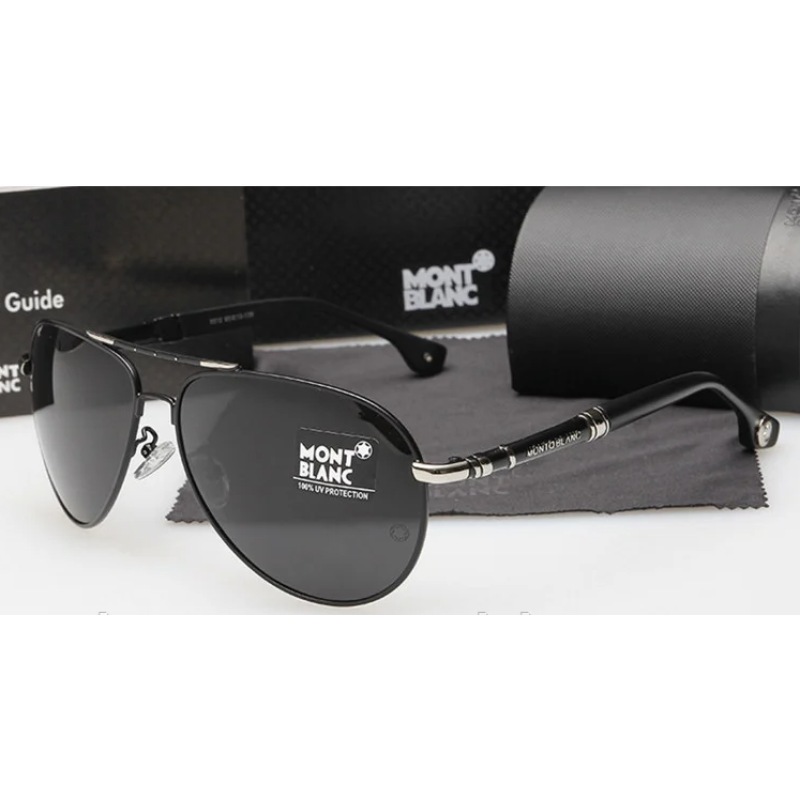 Сонцезахисні окуляри в стилі Montblanc (5512) black