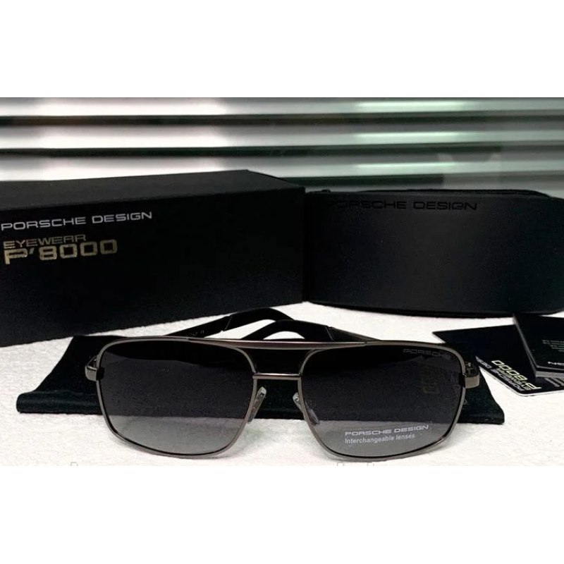 Чоловічі сонцезахисні окуляри в стилі Porsche Design c поляризацією (p-558)