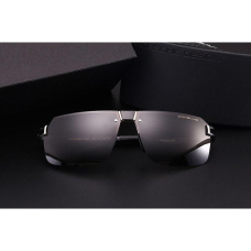 Чоловічі сонцезахисні окуляри в стилі Porsche Design c поляризацією (p-875) gold