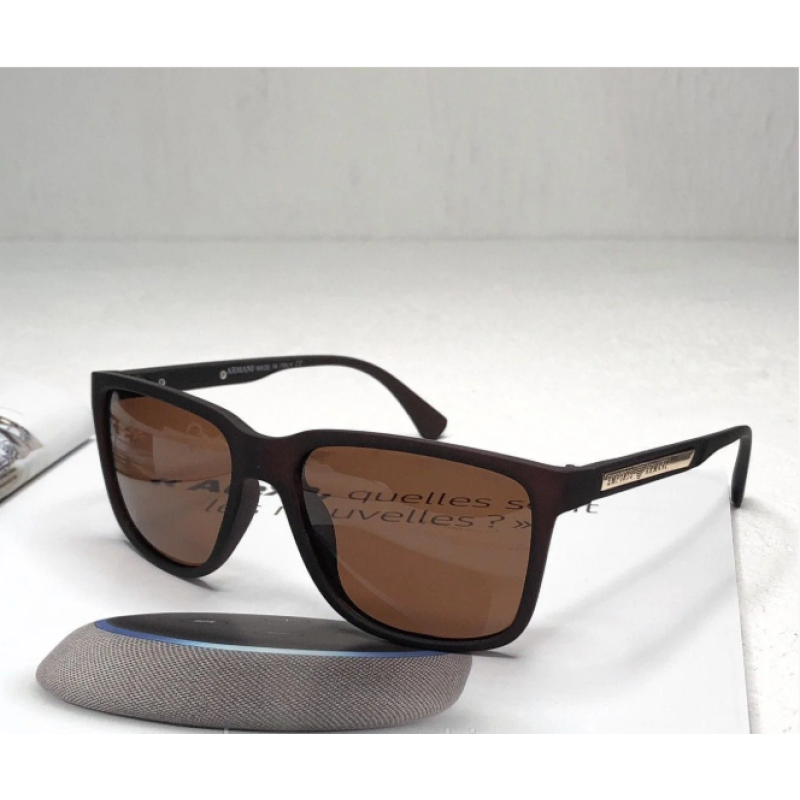Чоловічі сонцезахисні окуляри Armani c поляризацією (4740) brown