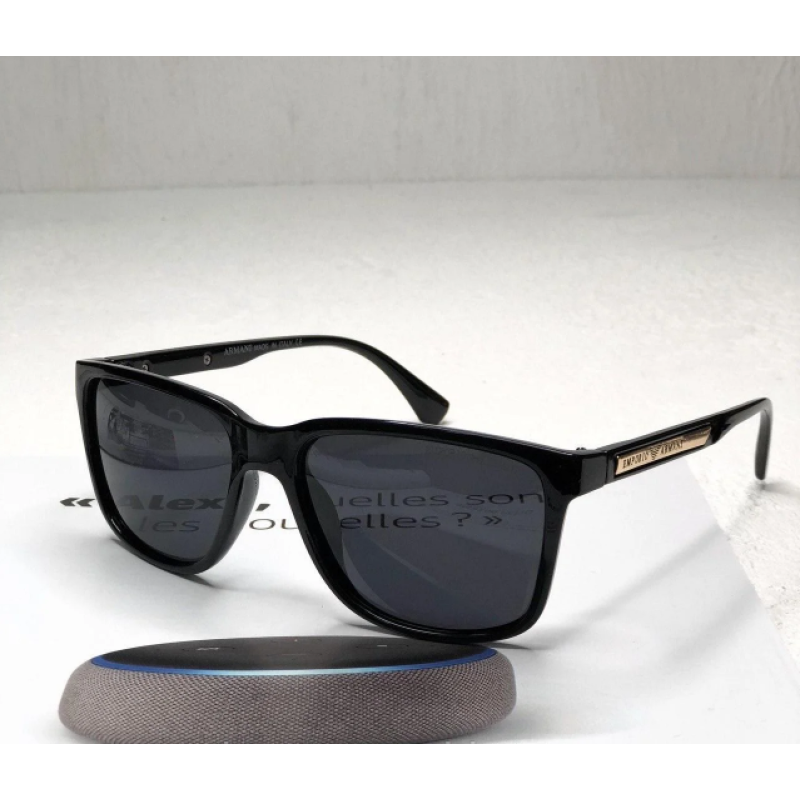 Чоловічі сонцезахисні окуляри Armani c поляризацією (4740) black