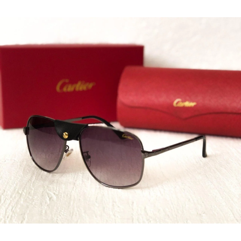 Чоловічі сонцезахисні окуляри Cartier (6501) grey