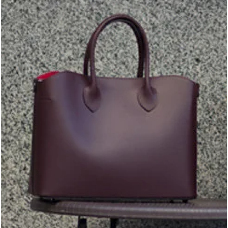 Сумка жіноча Laura Biaggi (3010) шкіряна кольору марсала