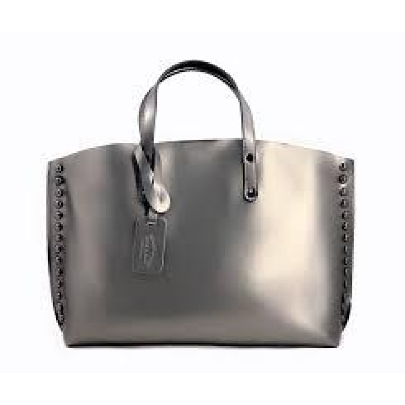 Сумка кроссбоди Vera Pelle (132100) шкіряна срібний металік Сумка кроссбоди Vera Pelle (132100) шкіряна срібний металік