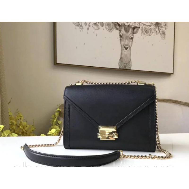 Жіноча брендова сумка Michael Kors Whitney black Lux