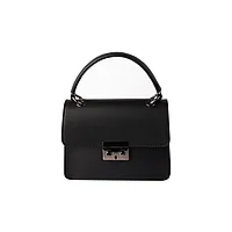 Жіноча сумочка через плече Laura Biaggi (171) чорна шкіряна