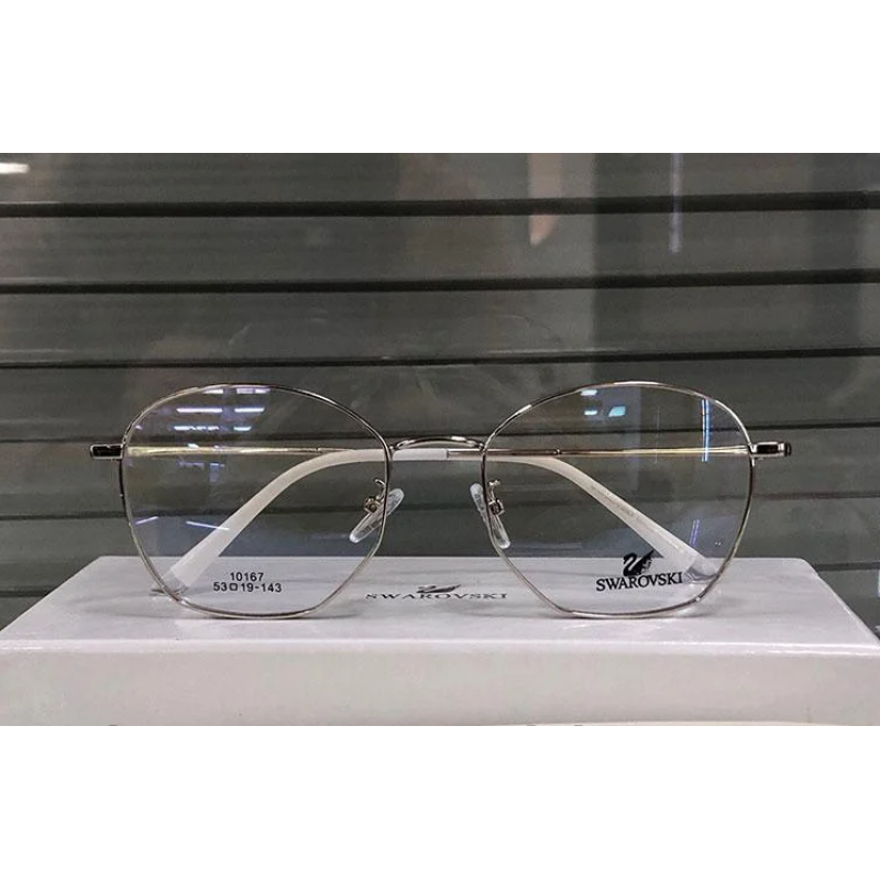 Жіноча брендова оправа Swarovski white