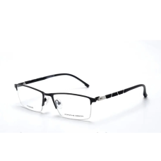 Чоловіча напівобідкова оправа в стилі Porsche Design p-9859 black