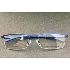 Чоловіча напівобідкова оправа в стилі Porsche Design p-8819 blue