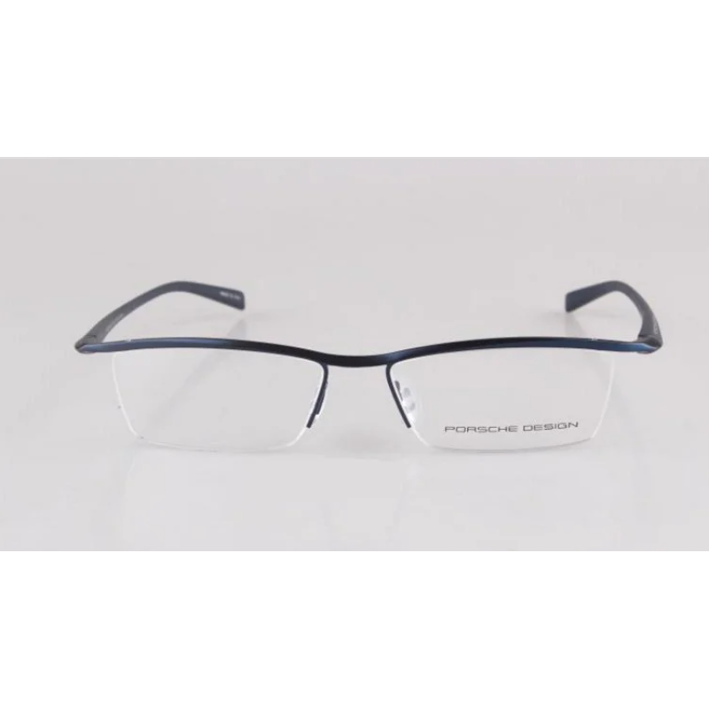 Чоловіча напівобідкова оправа в стилі Porsche Design p-8218 blue