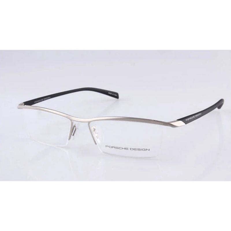 Чоловіча оправа в стилі Porsche Design p-8218 silver