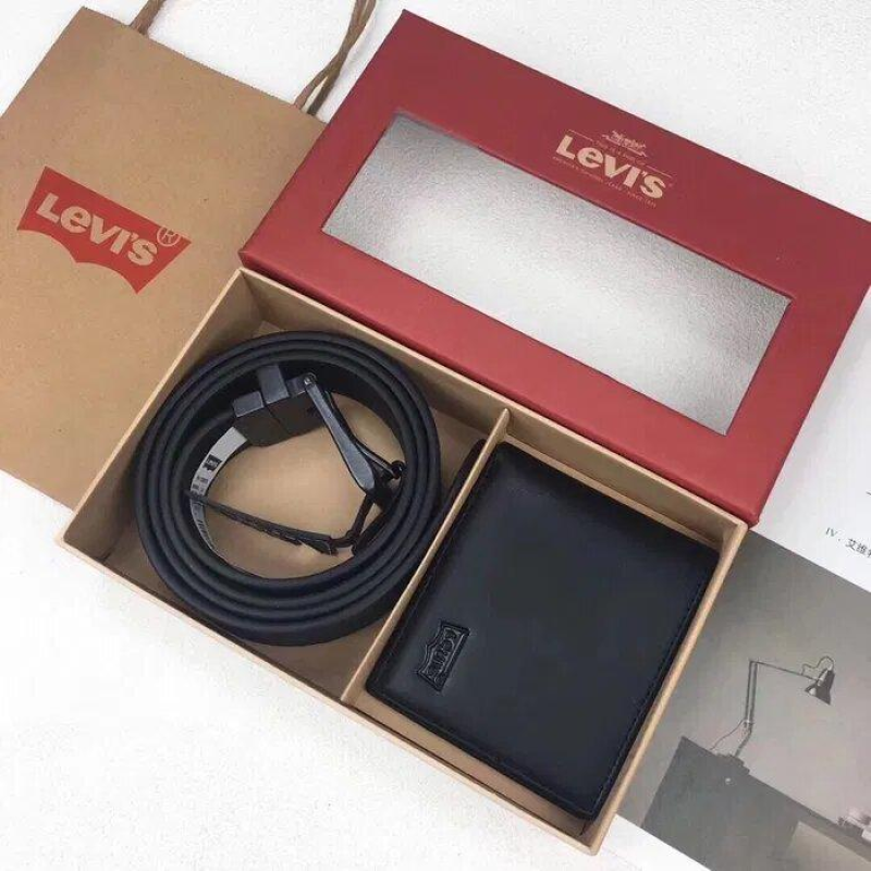 Чоловіче портмоне + ремінь в стилі Levis (512) Чоловіче портмоне + ремінь в стилі Levis (512)
