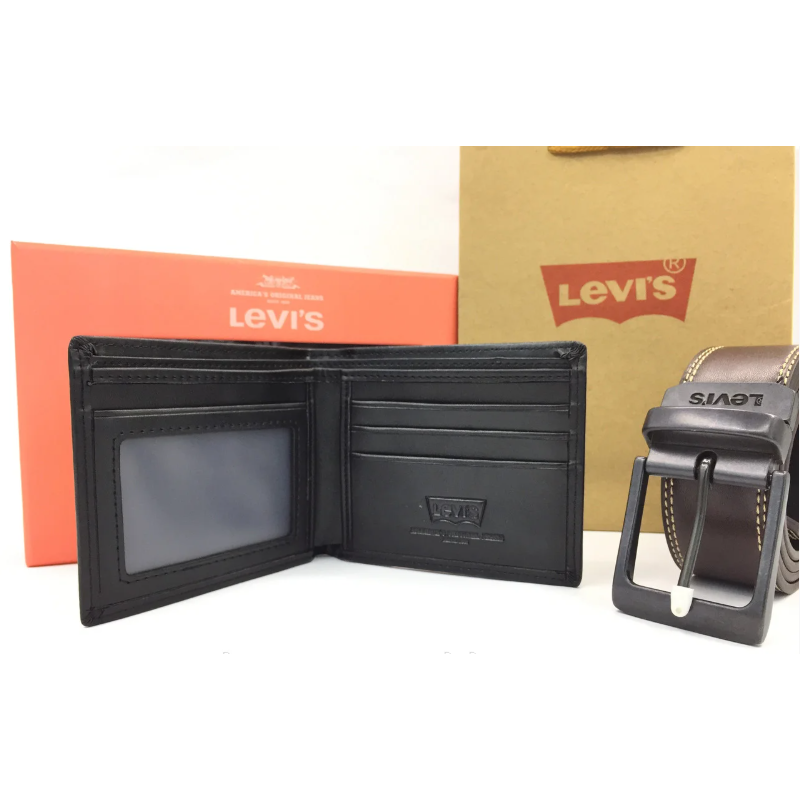Чоловічий ремінь+портмоне в стилі Levis (511)