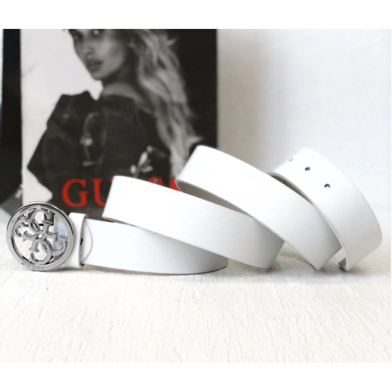 Жіночий шкіряний ремінь (4001) white Жіночий шкіряний ремінь (4001) white