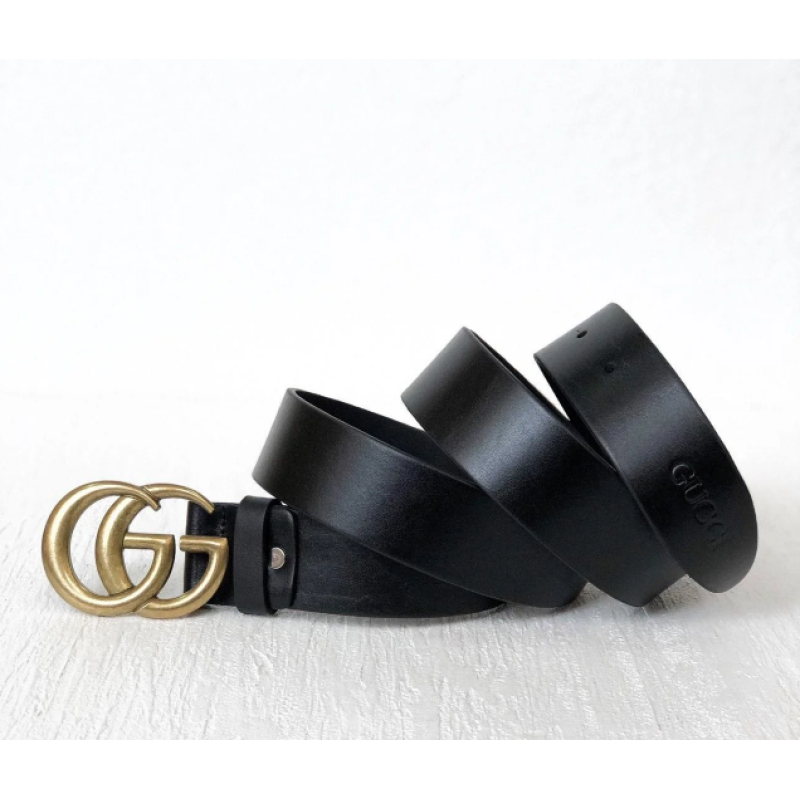 Жіночий стильний шкіряний ремінь (5002) gold