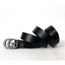 Жіночий стильний шкіряний ремінь (5002) grey