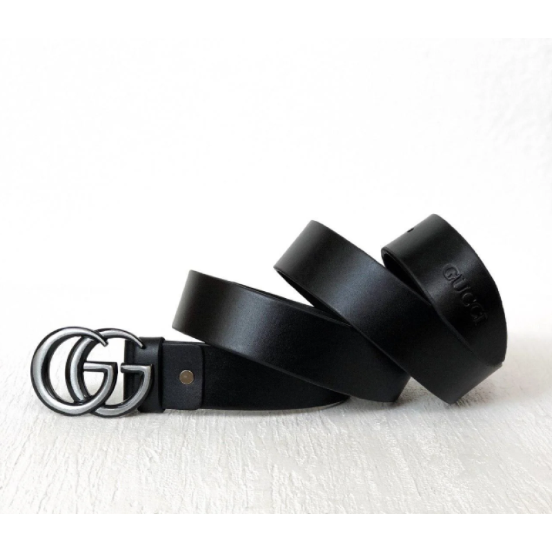 Жіночий стильний шкіряний ремінь (5002) grey