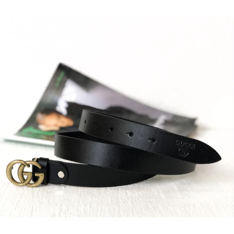 Жіночий стильний шкіряний ремінь (5001) gold