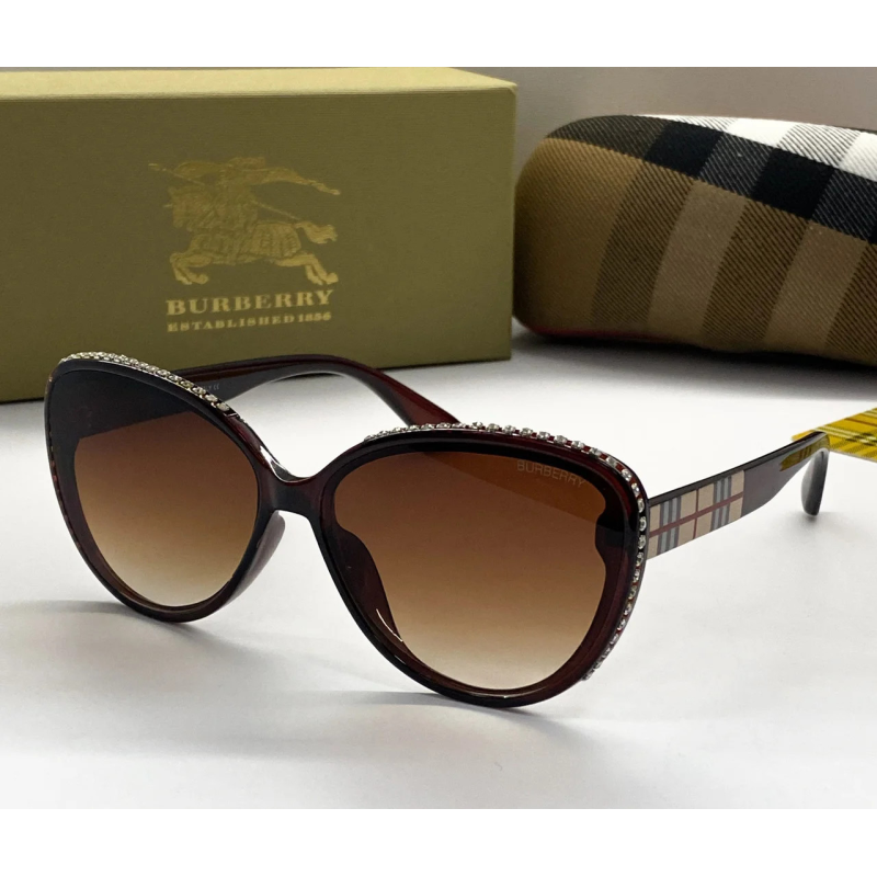 Брендові жіночі окуляри (66032) коричневі