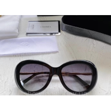 Жіночі сонцезахисні окуляри Ch (5429) black Lux