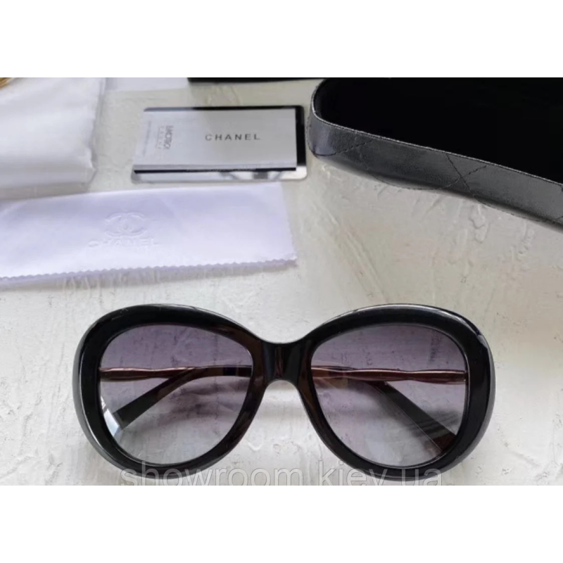 Жіночі сонцезахисні окуляри Ch (5429) black Lux