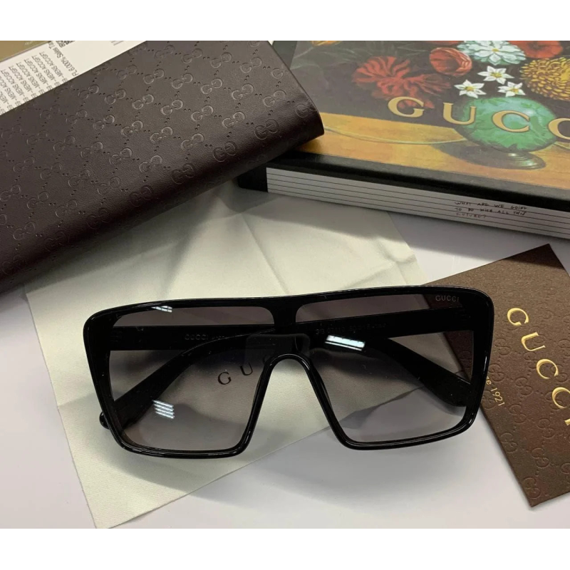 Жіночі сонцезахисні окуляри-маска (11070) black