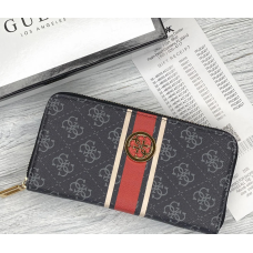 Жіночий гаманець на блискавці Guess (758019) grey big