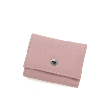 Недорогий жіночий шкіряний гаманець (4401) пудровий