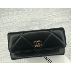 Жіночий шкіряний гаманець Сһ (8101) чорний