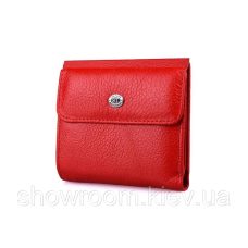 Невеликий жіночий шкіряний гаманець (902) червоний