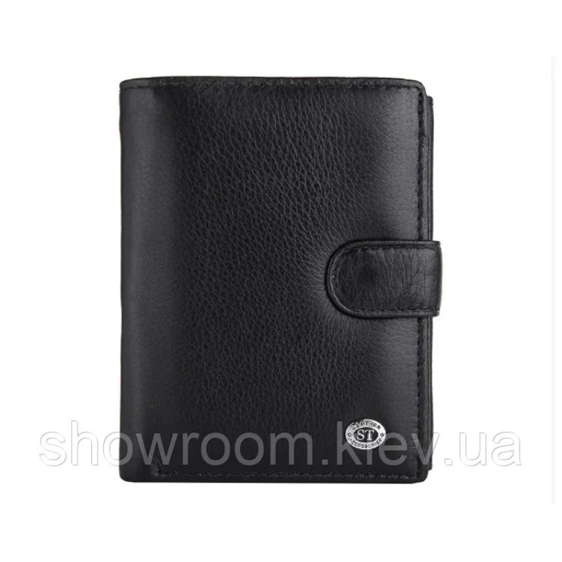 Чоловіче шкіряне портмоне на кнопці (1201) Чоловіче шкіряне портмоне на кнопці (1201)