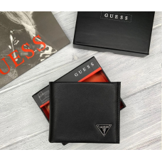 Чоловіче шкіряне портмоне Guess (6002) подарункова упаковка