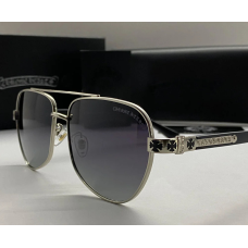 Чоловічі сонцезахисні окуляри Chrome Hearts 5078 silver