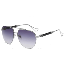 Сонцезахисні чоловічі окуляри Chrome Hearts KLX118 silver