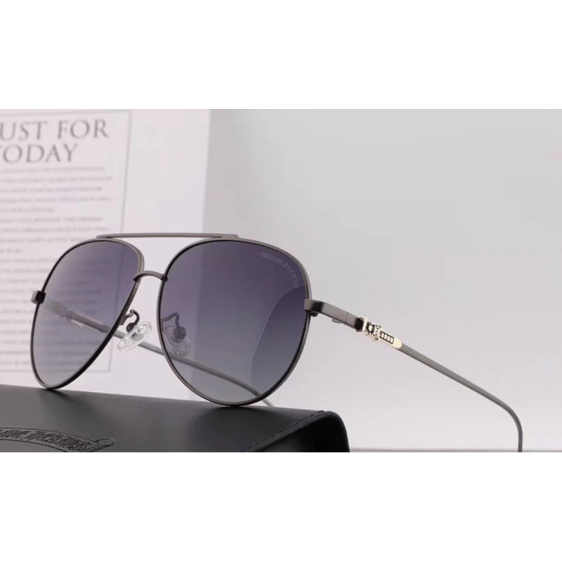 Чоловічі сонцезахисні окуляри Chrome Hearts (5075) поляризація