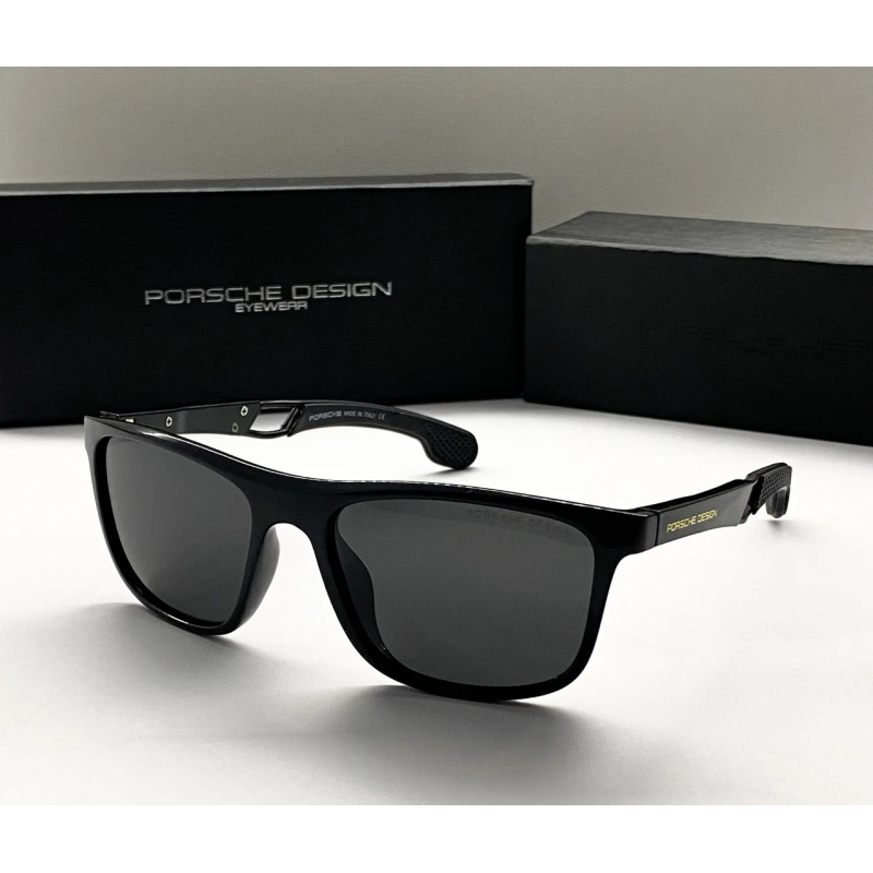 Чоловічі сонячні окуляри з поляризацією Porsche Design (6419) чорні Чоловічі сонячні окуляри з поляризацією Porsche Design (6419) чорні