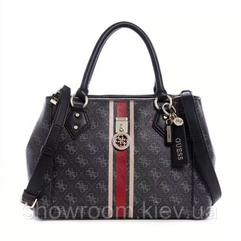 Жіноча зручна сумка Guess (7876) сіра Жіноча зручна сумка Guess (7876) сіра