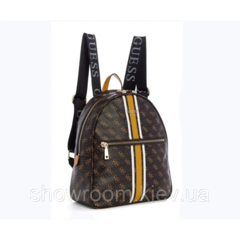 Жіночий брендовий рюкзак Guess (9532) коричневий