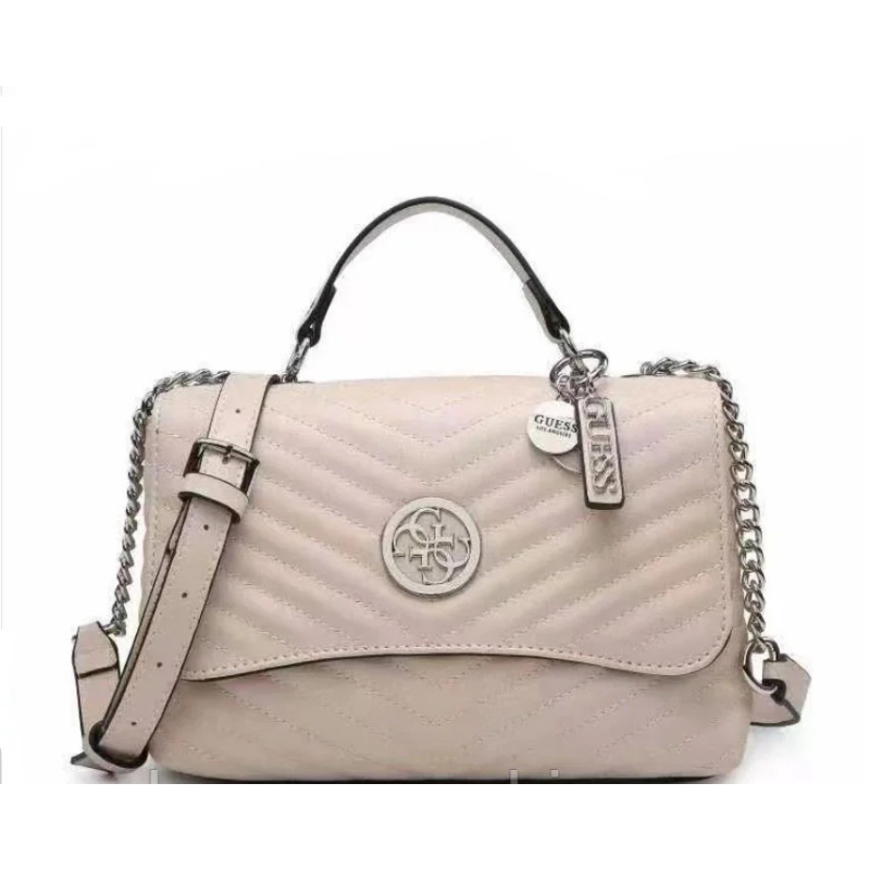 Жіноча сумка на плече Guess (121) пудрова