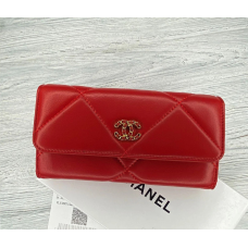 Жіночий шкіряний гаманець Сh (8101) червоний